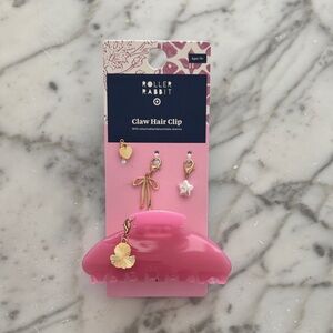 Charm Claw Clip Light Pink - Roller Rabbit × Target NEW